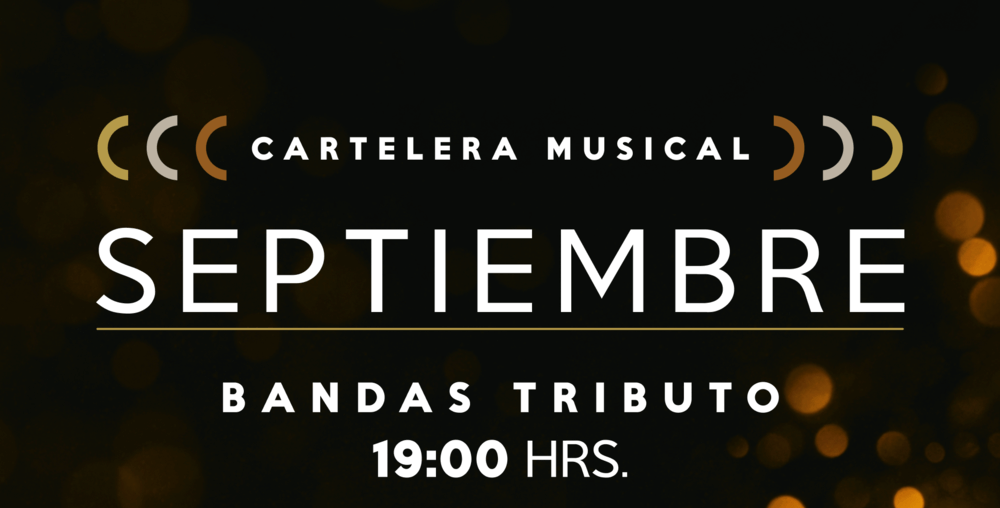 Cartelera Musical SOG Septiembre