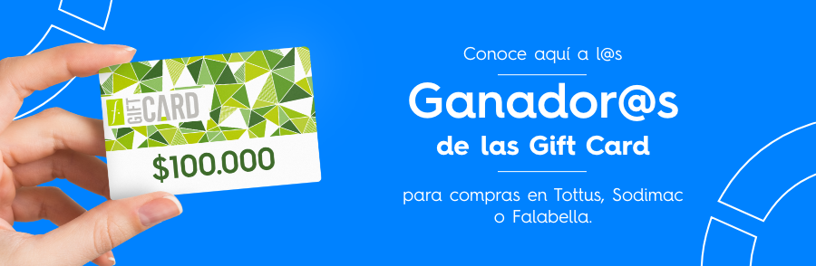 Ganadores Giftcards Comunidad Open