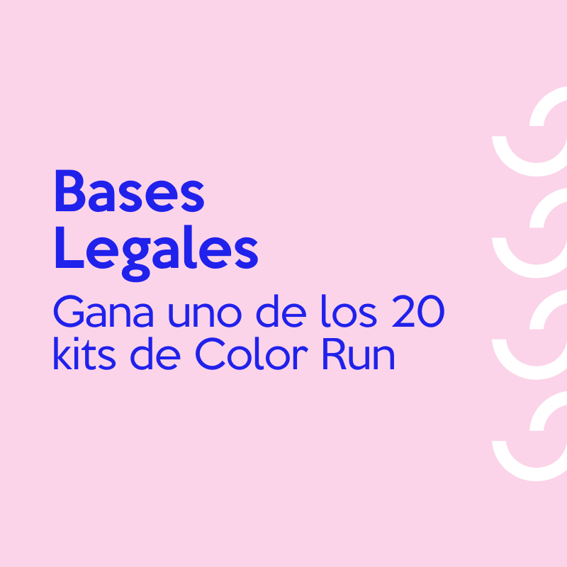 Gana uno de los 20 kits de Color Run